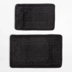 Dywaniki|inny 2 dywaniki łazienkowe MELO – komplet, ciemnoszary