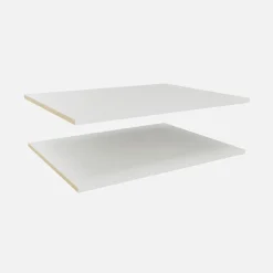 Akcesoria Do Szaf|ADBOX 2 półki białe do szafy 75 cm