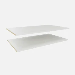 Akcesoria Do Szaf|ADBOX 2 półki białe do szafy 100 cm