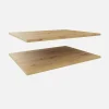 Akcesoria Do Szaf|ADBOX 2 półki do szafy 75 cm dąb artisan