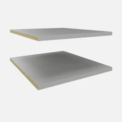 ADBOX 2 półki szare do szafy 50 cm