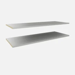 ADBOX 2 półki szare do szafy 100 cm