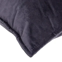 Poduszki Premium|Poszewki I Poduszki Dekoracyjne|Werdomo 2 poduszki welurowe czarne LEA 60x75 cm