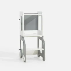 inny 2 w 1 pomocnik i stolik dziecięcy GUSISI szaro-biały