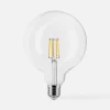 LED-POL Żarówka LED barwa ciepła ORO-CLARO-E27-G125-7W-WW