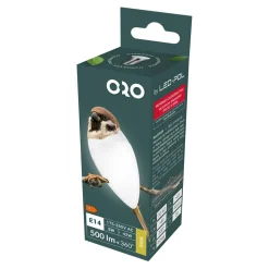 LED-POL Żarówka LED E14 5W barwa ciepła ORO-E14-C37-TOTO-5W