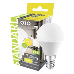 Żarówki Klasyczne|LED-POL Żarówka LED E14 8W barwa ciepła ORO-E14-G45-TOTO-8W-WW