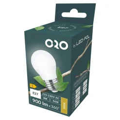 Żarówki Klasyczne|LED-POL Żarówka LED E27 8W barwa ciepła ORO-E27-G45-TOTO-8W-WW