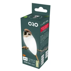 Żarówki Klasyczne|LED-POL Żarówka LED E14 5W barwa neutralna ORO-E14-C37-TOTO-5W