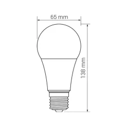 Żarówki Klasyczne|LED-POL Żarówka LED E27 17W barwa neutralna ORO-ATOS-E27-A65-17W-DW barwa neutralna