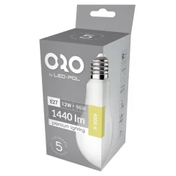Żarówki Klasyczne|LED-POL Żarówka LED E27 12W barwa neutralna ORO-PREMIUM-E27-A60-12W-XP