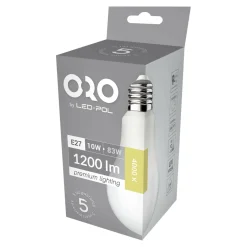 Żarówki Klasyczne|LED-POL Żarówka LED E27 10W barwa neutralna ORO-PREMIUM-E27-A60-10W-XP