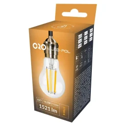 Żarówki Klasyczne|LED-POL Żarówka LED E27 10,5W ORO-E27-A60-FL-CLARO-10,5W-WW barwa ciepła