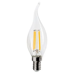LED-POL Żarówka LED E14 6W ORO-E14-C35-FL-CLARO-FLAMI-6W-WW barwa ciepła