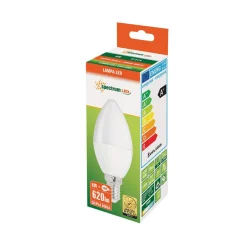 Żarówki Klasyczne| Żarówka LED E14 8W świecowa barwa ciepła SPECTRUM