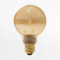 Żarówki Klasyczne|inny Żarówka LED G80 SERIA ZERO E27 4W AMBER barwa ciepła SZ61039