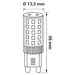 Żarówki Klasyczne|LED-POL Żarówka LED G9 4W barwa ciepła ORO-G9-PREMIUM-4W-WW