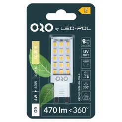 Żarówki Klasyczne|LED-POL Żarówka LED G9 4W barwa neutralna ORO-G9-SEDI-4W-DW-II