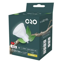 Żarówki Klasyczne|LED-POL Żarówka LED GU10 5W barwa ciepła ORO-GU10-TOTO-5W-WW