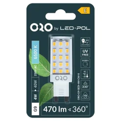 LED-POL Żarówka LED ORO-G9-SEDI-4W-CW-II barwa zimna