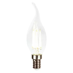LED-POL Żarówka ozdobna LED E14 4W barwa neutralna ORO-E14-C35-FL-CLARO-FLAMI-4W