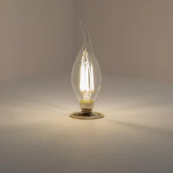 LED-POL Żarówka ozdobna LED E14 4W barwa neutralna ORO-E14-C35-FL-CLARO-FLAMI-4W