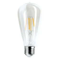 LED-POL Żarówka ozdobna retro LED E27 8W barwa ciepła ORO-E27-ST64-FL-CLARO-8W-WW