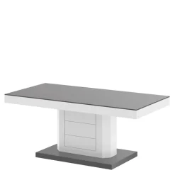 Ława LIMENA MINI MAT szara / biała