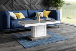 Ława LIMENA MINI MAT szara / biała