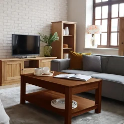 inny Ława lite drewno STELLA dąb koniakowy