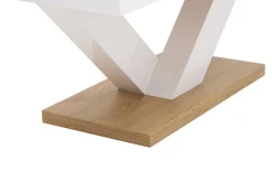 Ława VICTORIA MINI biała / dąb słoneczny