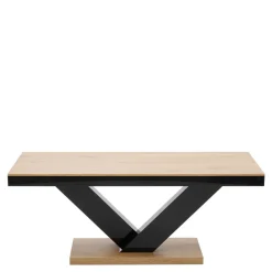 Ława VICTORIA MINI czarna / dąb słoneczny