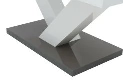 Stoliki Kawowe| Ława VICTORIA MINI połysk biała / szara