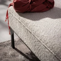 inny Ławka tapicerowana jasnoszara IZORVE