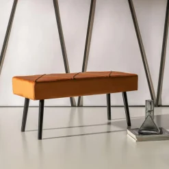 Ławki|inny Ławka welurowa ruda KASKADE