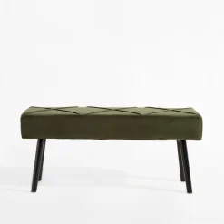 Ławki|inny Ławka welurowa zielona KASKADE
