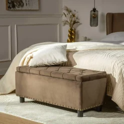 inny Ławka ze schowkiem welurowa KARING