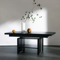 Ławostół rozkładany czarny PANEVO