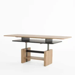 Ławostoły|Stoliki Kawowe|inny Ławostół TARIUS dąb artisan/czarny blat