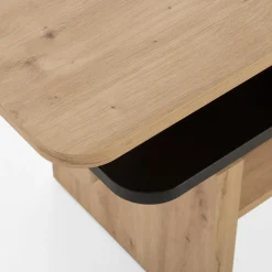 Ławostoły|Stoliki Kawowe|inny Ławostół TARIUS dąb artisan/czarny blat