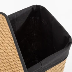 inny Bambusowy kosz do przechowywania czarny