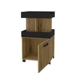 Barki|FORTE Barek na kółkach HOME BAR dąb artisan