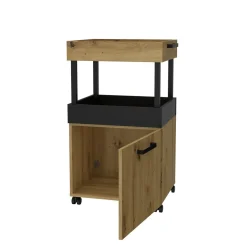 Barki|FORTE Barek na kółkach HOME BAR dąb artisan