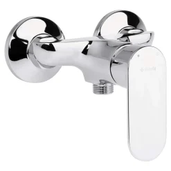 Deante Bateria prysznicowa ścienna chrom ALPINIA rozstaw 10 cm