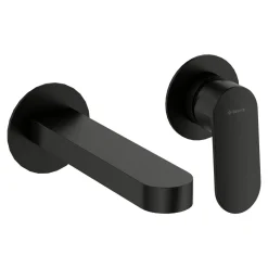 Deante Bateria umywalkowa podtynkowa 2-otworowa nero ALPINIA