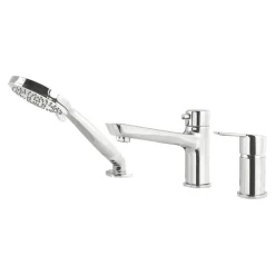 Umywalki I Baterie|Umywalki I Baterie|Deante Bateria wannowa 3-otworowa chrom ARNIKA