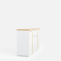 Komody|inny Biała komoda z szufladą DEKO