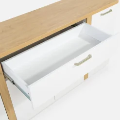 Komody|inny Biała komoda z szufladą DEKO