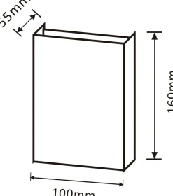 Zumaline Biały minimalistyczny kinkiet OTAN