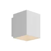 Zumaline Biały minimalistyczny kinkiet SOLA WL SQUARE